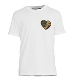  Áo Dolce & Gabbana Cotton T-Shirt Camo Heart 'White' 