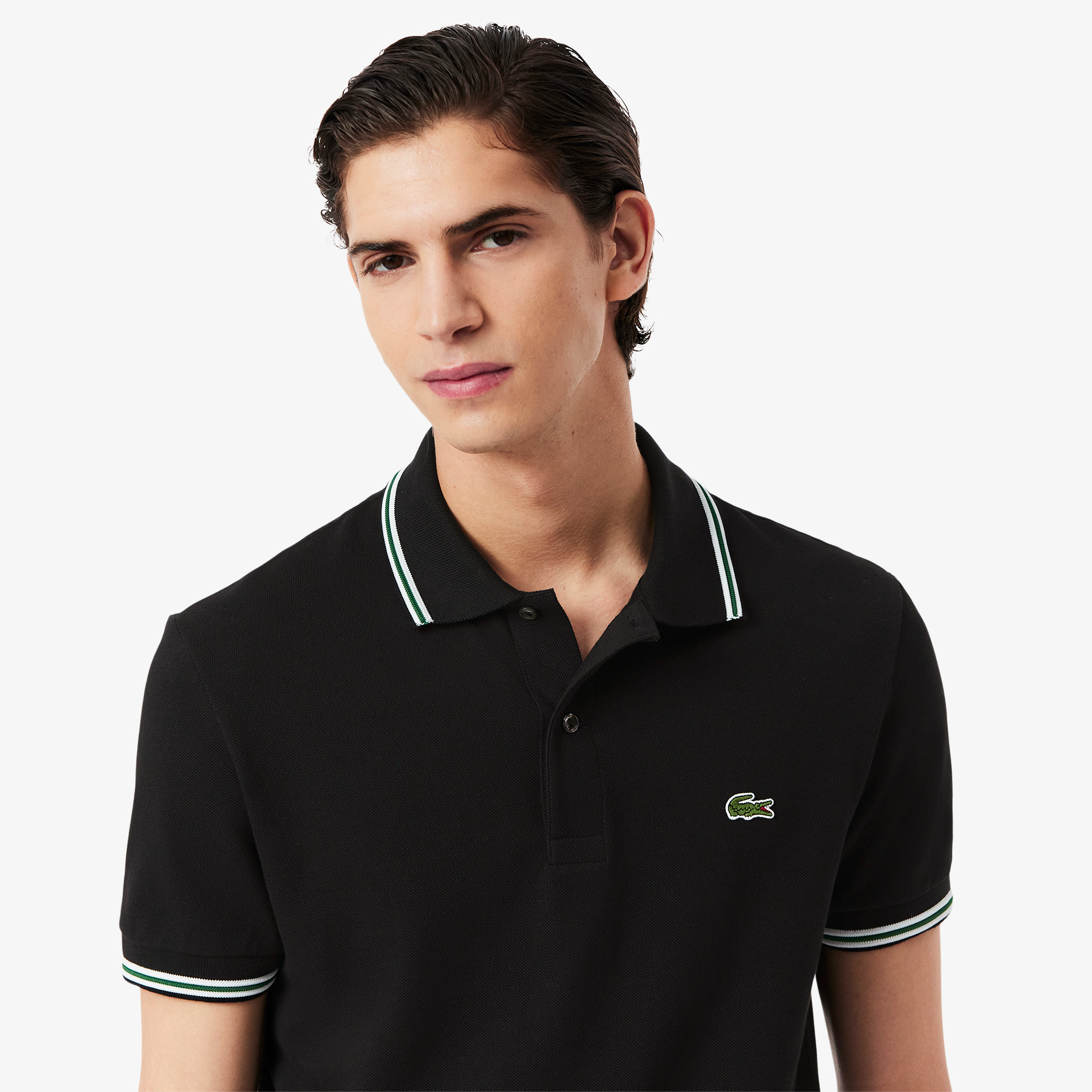  Áo Nam Lacoste Sport Petit Piqué 'Black' 