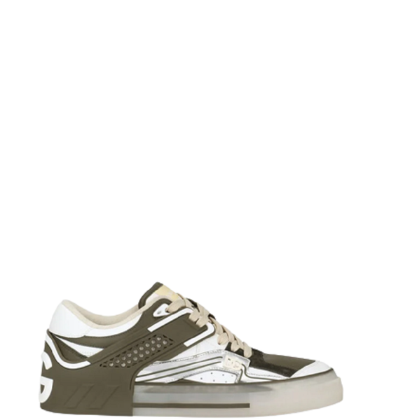  Giày Nam Dolce & Gabbana Calfskin Custom 2 Zero Black Grey 