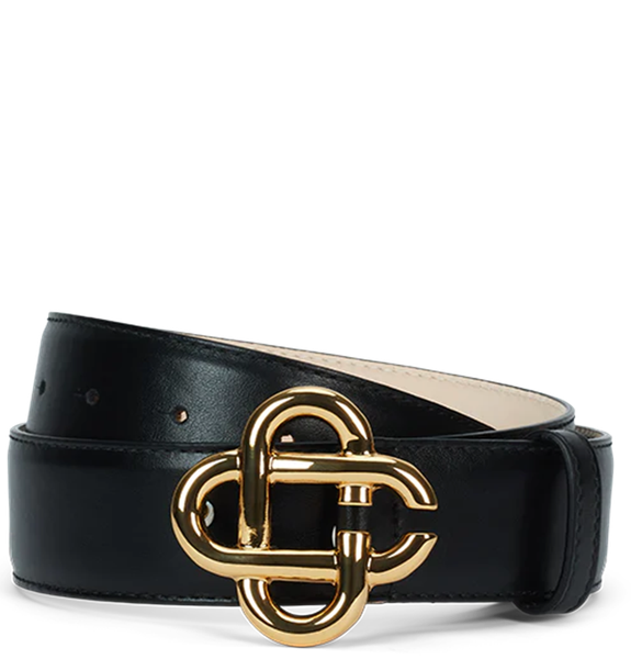  Thắt Lưng Nam Casablanca CC Logo Buckle 'Black' 