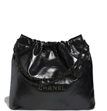  Túi Nữ Chanel 22 Medium Hand Bag With Medal 'Black' 