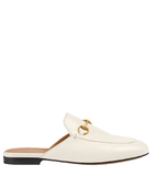  Giày Nữ Gucci Princetown Slipper Leather 'White' 