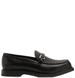  Giày Salvatore Ferragamo Nam Loafer With Gancini Ornament 'Black' 