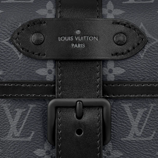  Túi Nam Louis Vuitton Saumur Slingbag 'Monogram Black' 