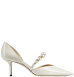  Giày Nữ Jimmy Choo Leather Pointed Pumps Pearl 'Latte Patent' 
