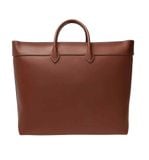  Túi Nam Burberry Sanford Grainy Leather Holdall Tote 'Tan' 