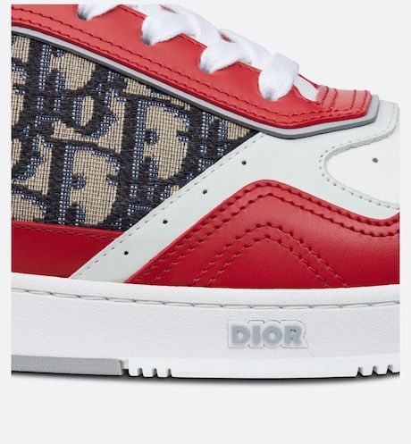 Dior Men's Red Dior Low Top Sneakers Dior Sneakers Red And