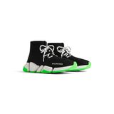  Giày Nam Balenciaga Speed 2.0 Lace-up Recycled Knit Trainers 'Black' 