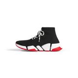  Giày Nam Balenciaga Speed 2.0 Lace-up Recycled Knit Trainers 'Black' 