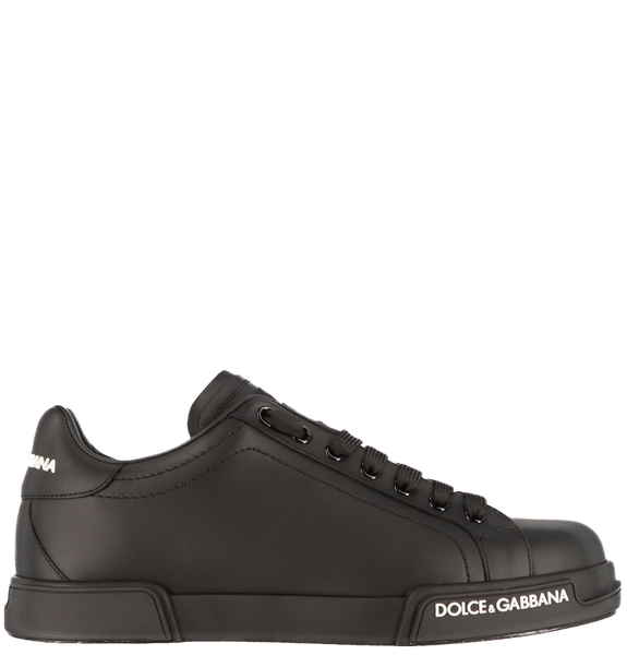  Giày Nam Dolce & Gabbana Calf Nappa Portofino 'Black' 