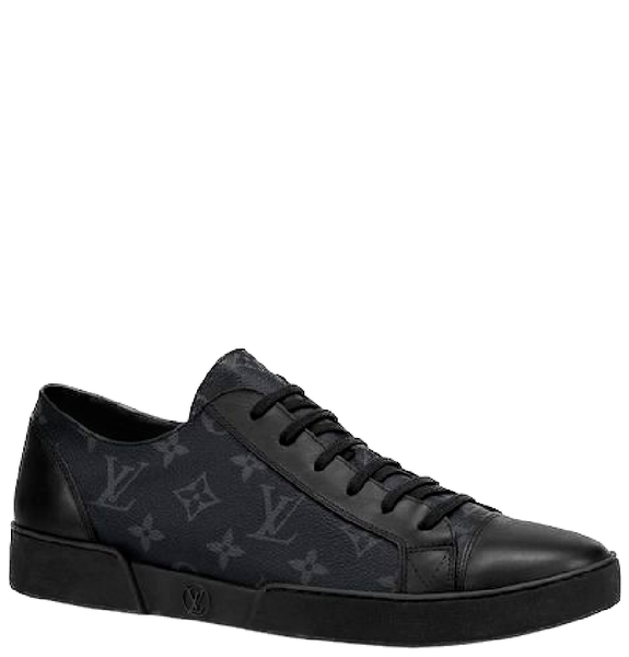  Giày Nam Louis Vuitton Match Up Trainer Monogram Eclipse Canvas 'Balck' 