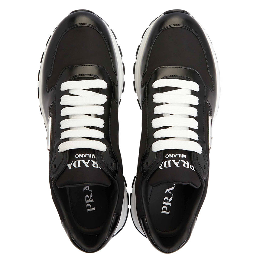  Giày Nam Prada PRAX 01 Re-Nylon Brushed 'Black White' 
