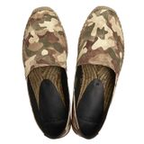  Giày Nam Saint Laurent Camouflage Espadrille Sneakers Slip On 'Khaki' 