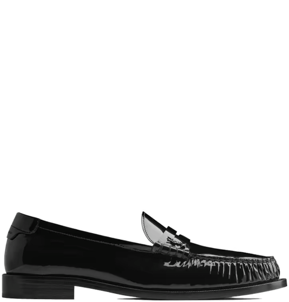  Giày Nam Saint Laurent Le Loafer Monogram Penny Slippers 'Black' 