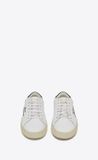  Giày Nam Saint Laurent Court Classic Sl/06 Embroidered In Leather 'Optic White' 