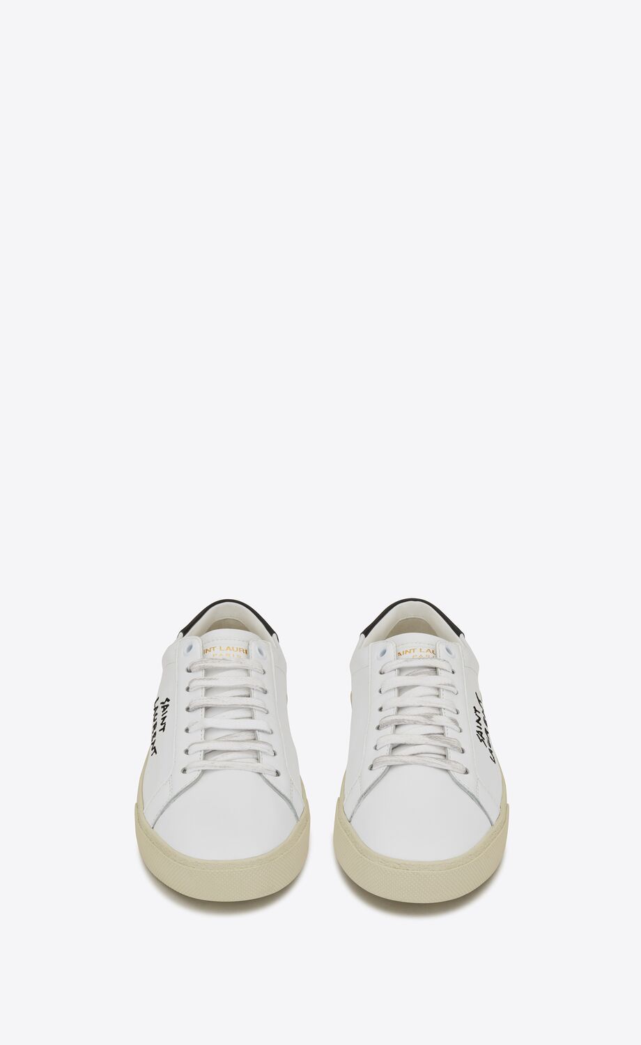  Giày Nam Saint Laurent Court Classic Sl/06 Embroidered In Leather 'Optic White' 
