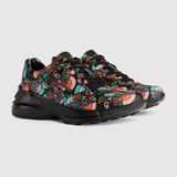  Giày Nam The North Face x Gucci Rhyton Sneaker 'Black' 