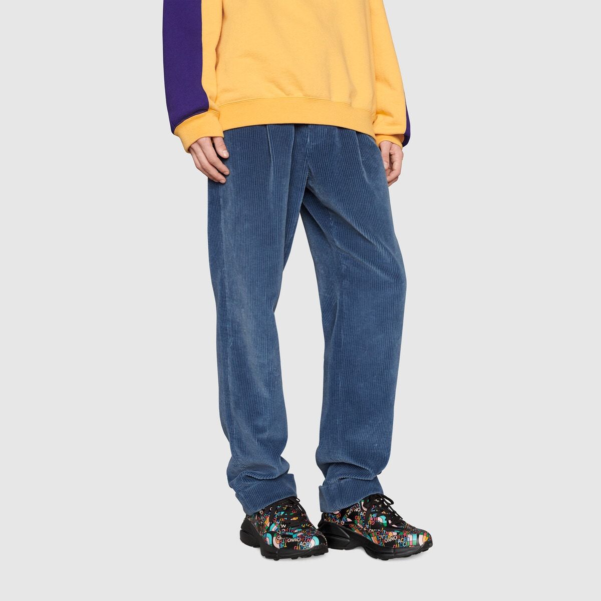  Giày Nam The North Face x Gucci Rhyton Sneaker 'Black' 