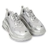  Giày Nữ Balenciaga Triple S Trainer Sneakers 'Silver' 