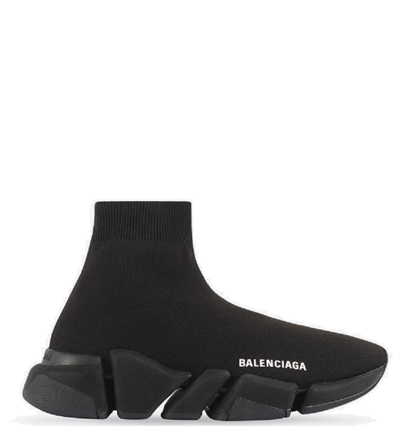  Giày Balenciaga Speed 2.0 Sneaker Shiny 'Black' 