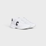  Giày Nữ Celine Runner Cr-02 Low Lace-up Sneaker 'White' 