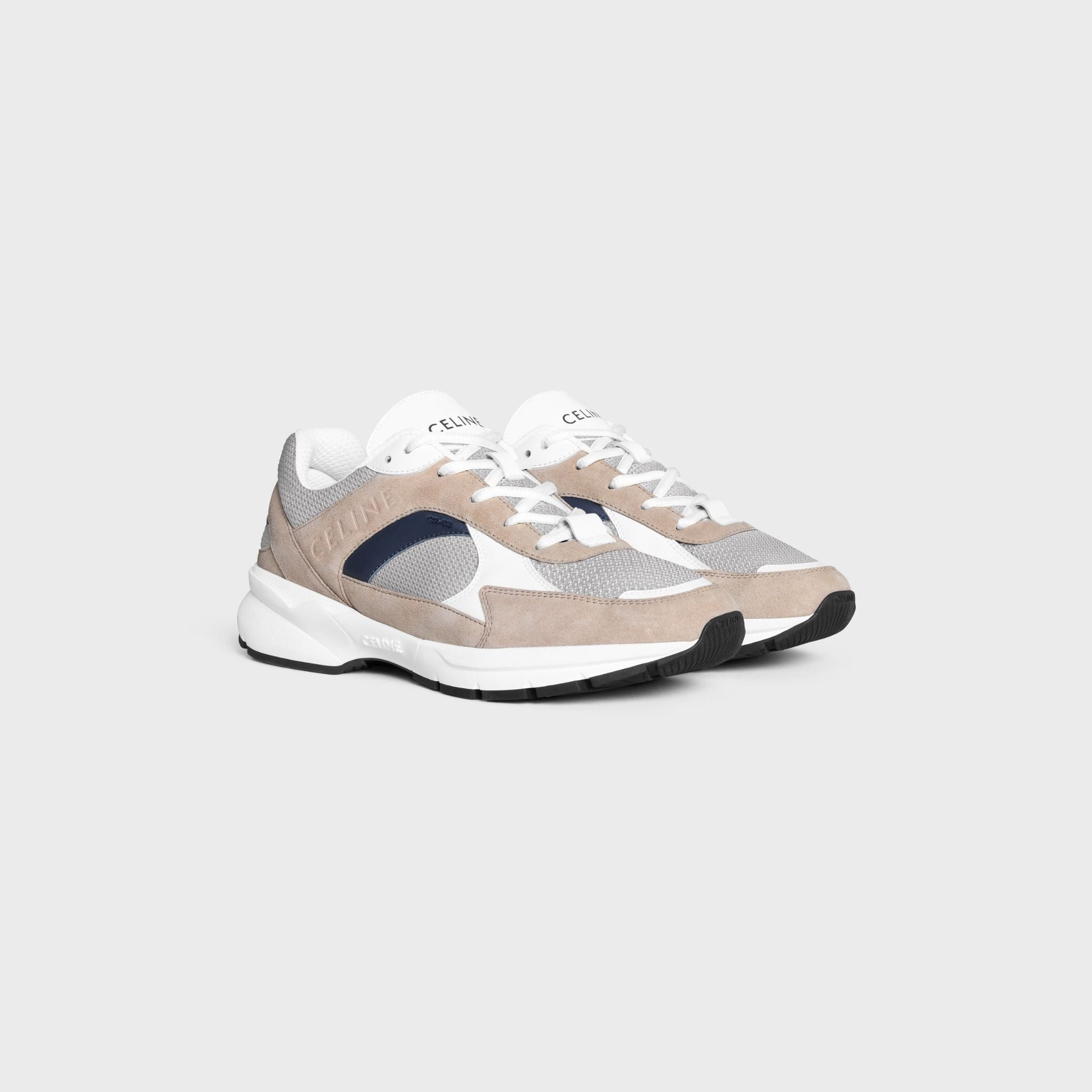  Giày Nữ Celine Runner Cr-03 Low Lace-up Sneaker 'Beige' 