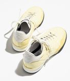  Giày Nữ Chanel Trainers Calfskin 'Light Yellow White' 