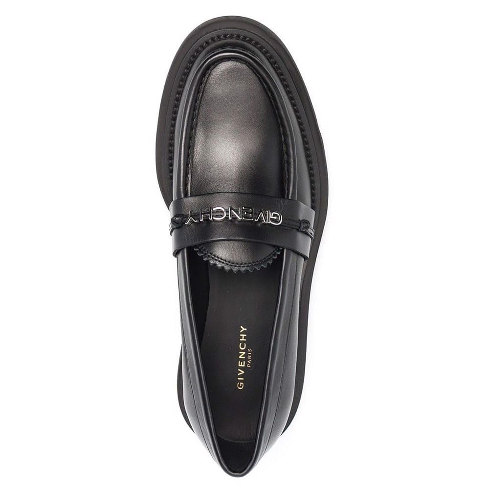  Giày Nữ Givenchy Elba Loafers In Leather 'Black' 