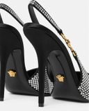  Giày Nữ Versace Crystal Medusa '95 Pumps 'Silver' 