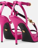  Giày Nữ Versace Crystal Medusa '95 Sandals 'Fuchsia' 