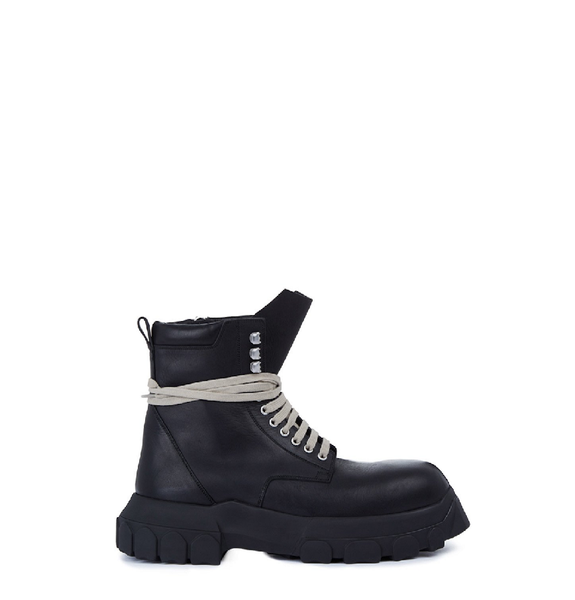  Giày Nam Rick Owens Fogachine Laceup Tractor 'Black' 