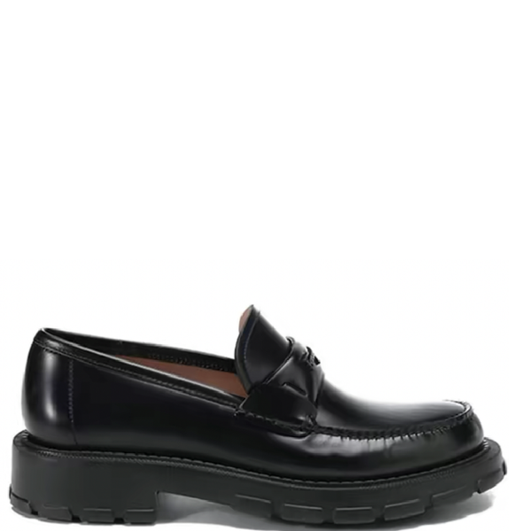  Giày Salvatore Ferragamo Nam Loafer With Signature 'Black' 