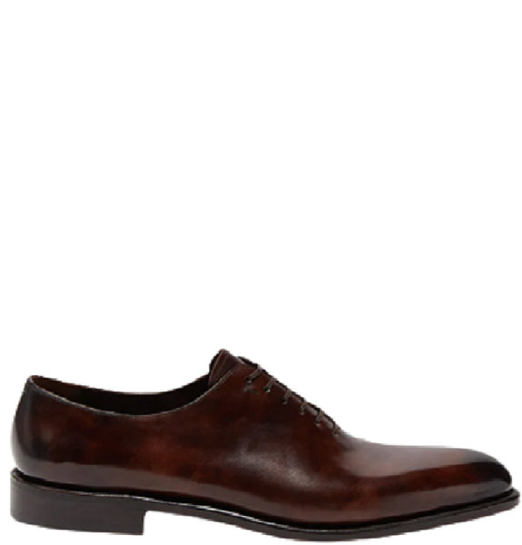  Giày Salvatore Ferragamo Nam Plain Toe Oxford Testa Di Moro 'Brown' 