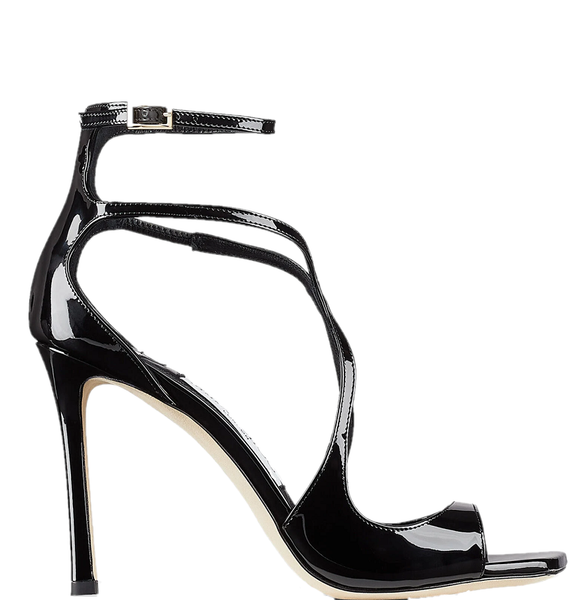  Dép Nữ Jimmy Choo Leather Sandals 'Black' 