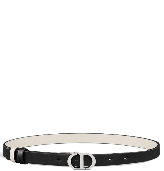  Thắt Lưng Nữ Dior 30 Montaigne Reversible 'Black White' 