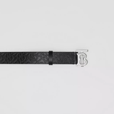  Thắt Lưng Nam Burberry Monogram Motif Monogram Leather Belt 'Palladium' 