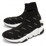  Giày Nữ Balenciaga Speed Trainer 'Black White' 