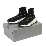  Giày Nữ Balenciaga Speed Trainer 'Black White' 