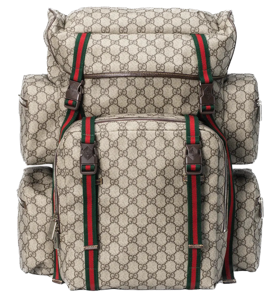  Balo Nam Gucci GG Backpack 'Beige Ebony' 