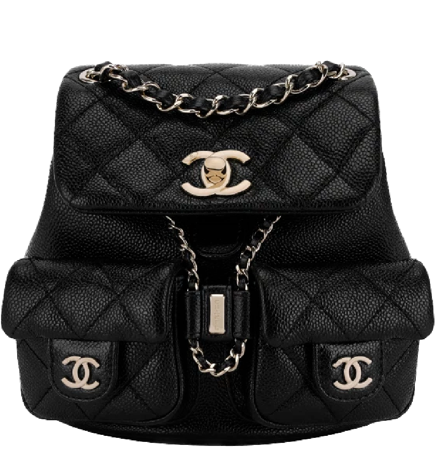 Preowned Chanel Duma Leather Backpack In Gold  ModeSens