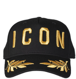  Mũ Nam Dsquared2 Rally Icon Baseball Cap 'Black' 
