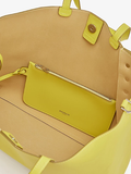  Túi Nữ Balmain Emblème Leather Tote Bag 'Yellow' 