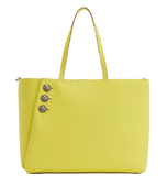  Túi Nữ Balmain Emblème Leather Tote Bag 'Yellow' 