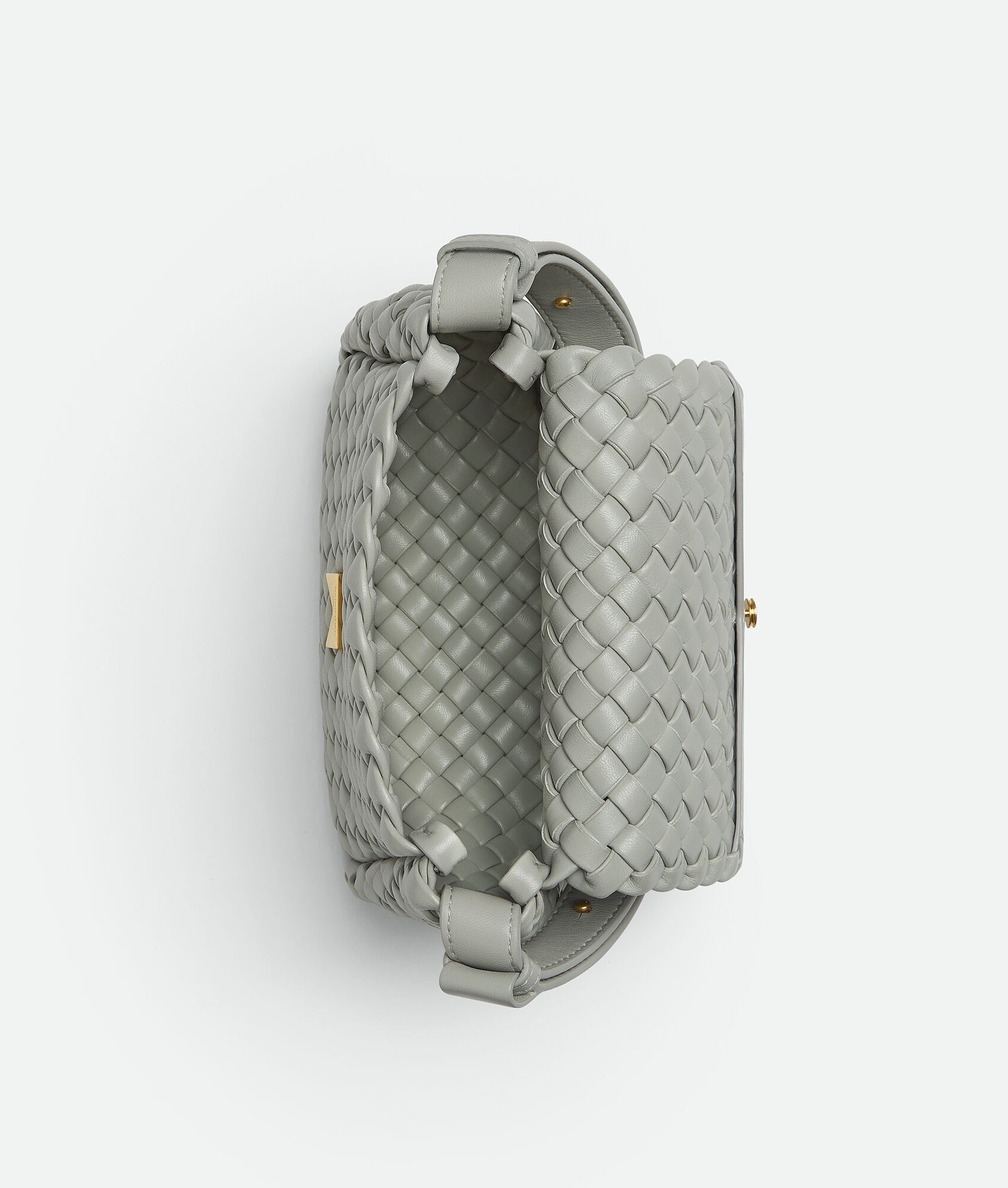  Túi Nữ Bottega Veneta Mini Cobble Shoulder Bag 'Agate Grey' 