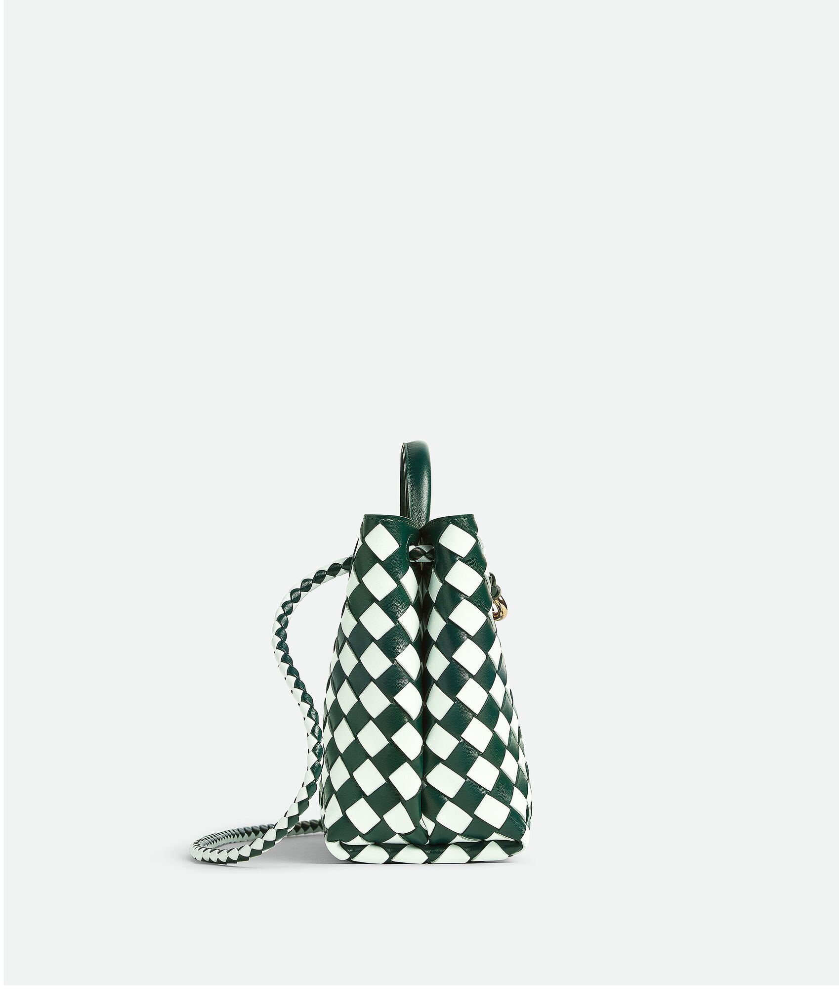  Túi Nữ Bottega Veneta Small Andiamo 'Emerald Green Glacier' 