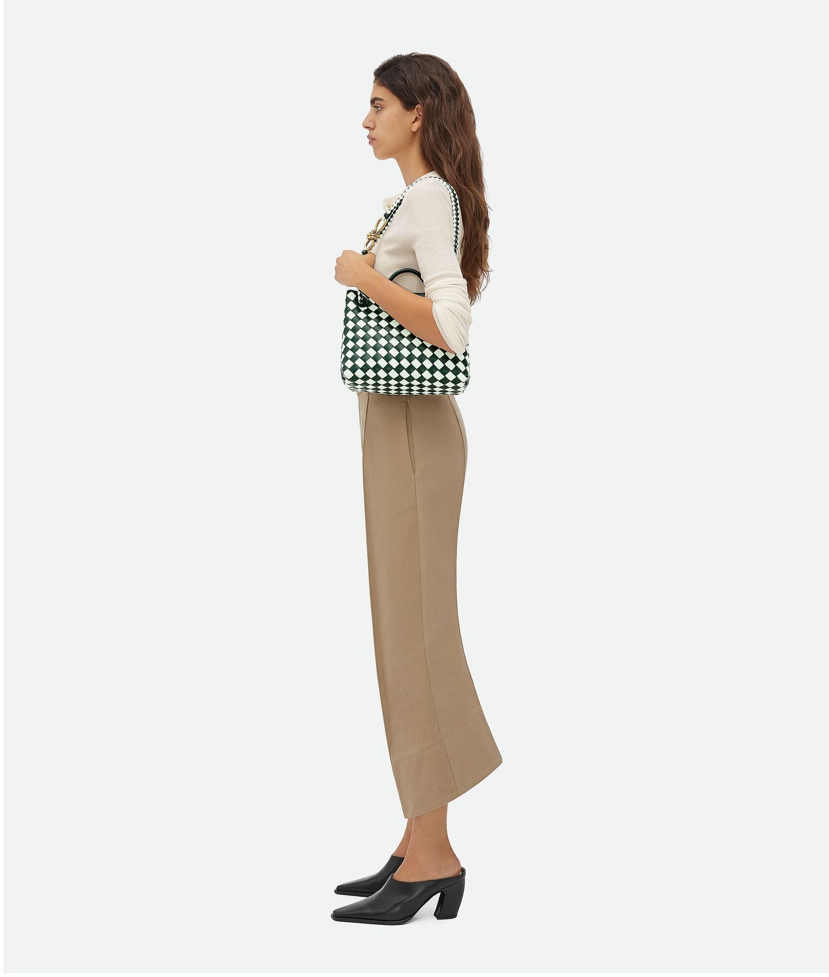  Túi Nữ Bottega Veneta Small Andiamo 'Emerald Green Glacier' 