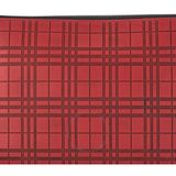  Túi Burberry Peforated Check Leather Zip Pouch 'Red' 