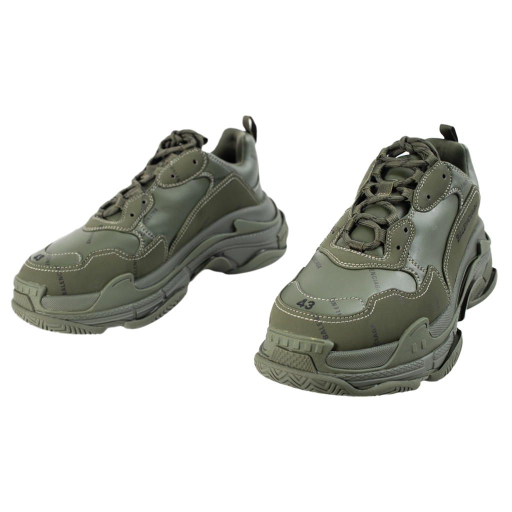  Giày Balenciaga Triple S Sneakers 'Green' 