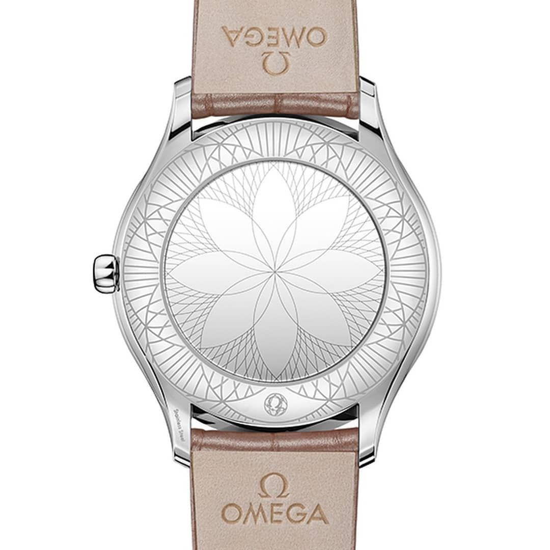 Đồng Hồ OMEGA De Ville Tresor Quartz Diamond White Mother of Pearl Dial 