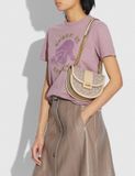  Túi Nữ Coach Ladies Alie Saddle Bag In Signature Jacquard 'White' 
